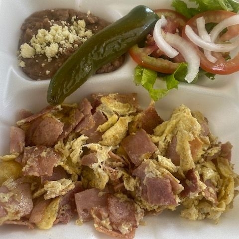Huevos con Jamon