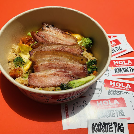 STIR FRY DE ARROZ CON PANCETA