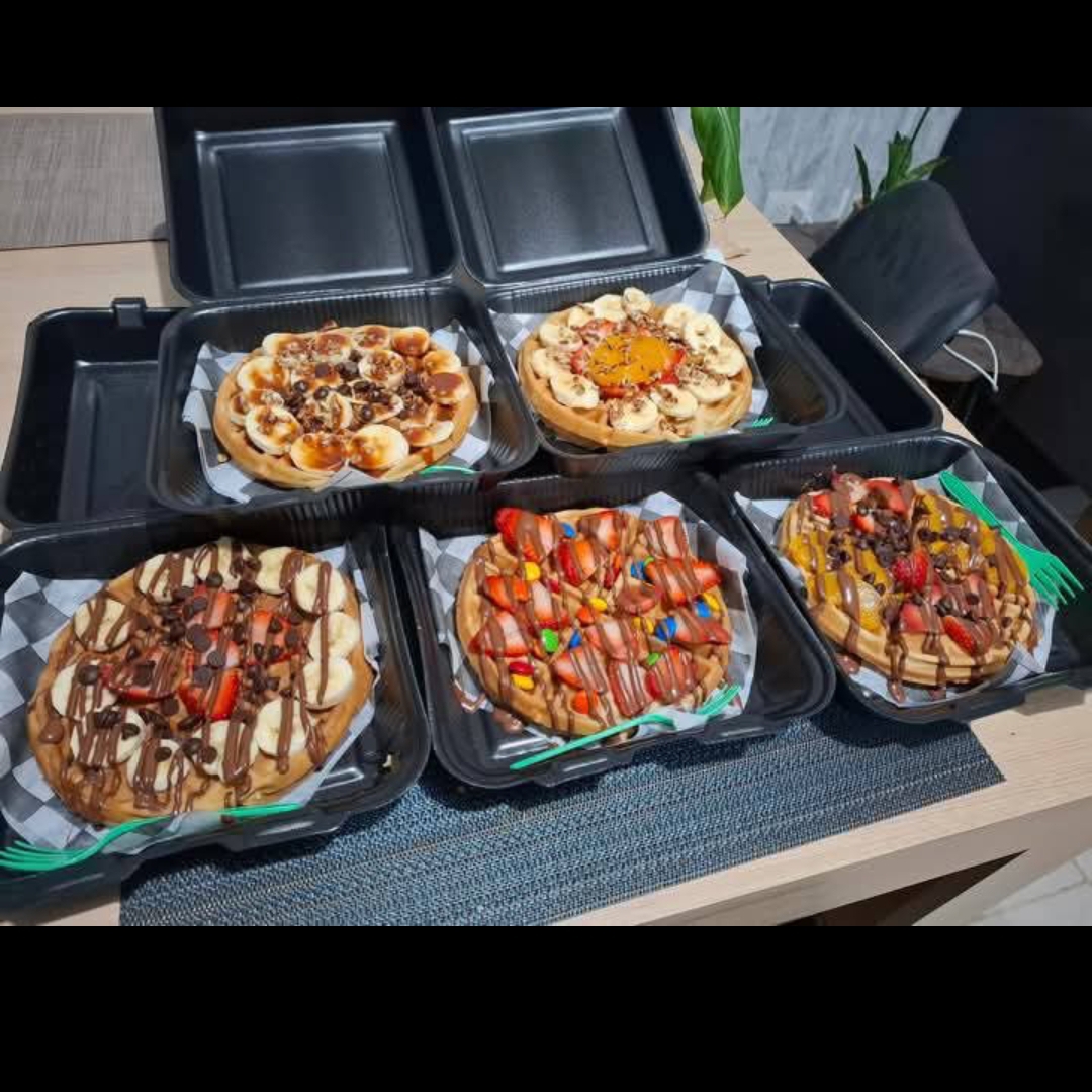 WAFFLE DE PLATANO