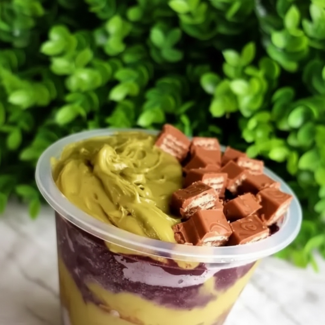 Açaí de 1 litro turbinado de pistache