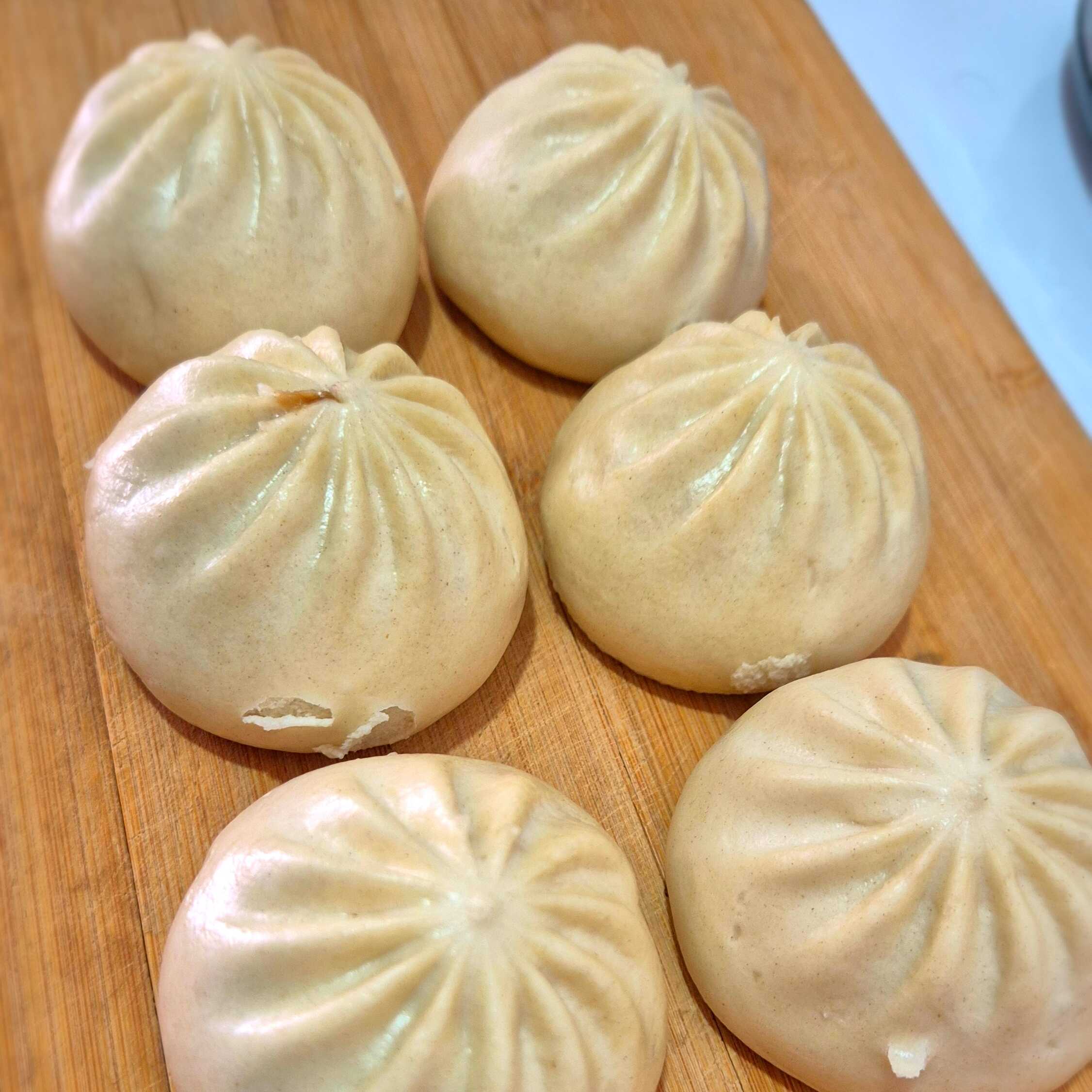 6 Pz de Pan Chino al Vapor de Cerdo