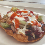 Tostadas de Pollo