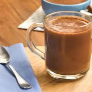 Chocolate cremoso com leite.