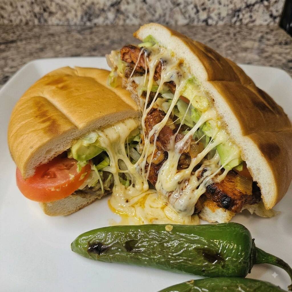 TORTA DE CECINA ENCHILADA CON QUESILLO