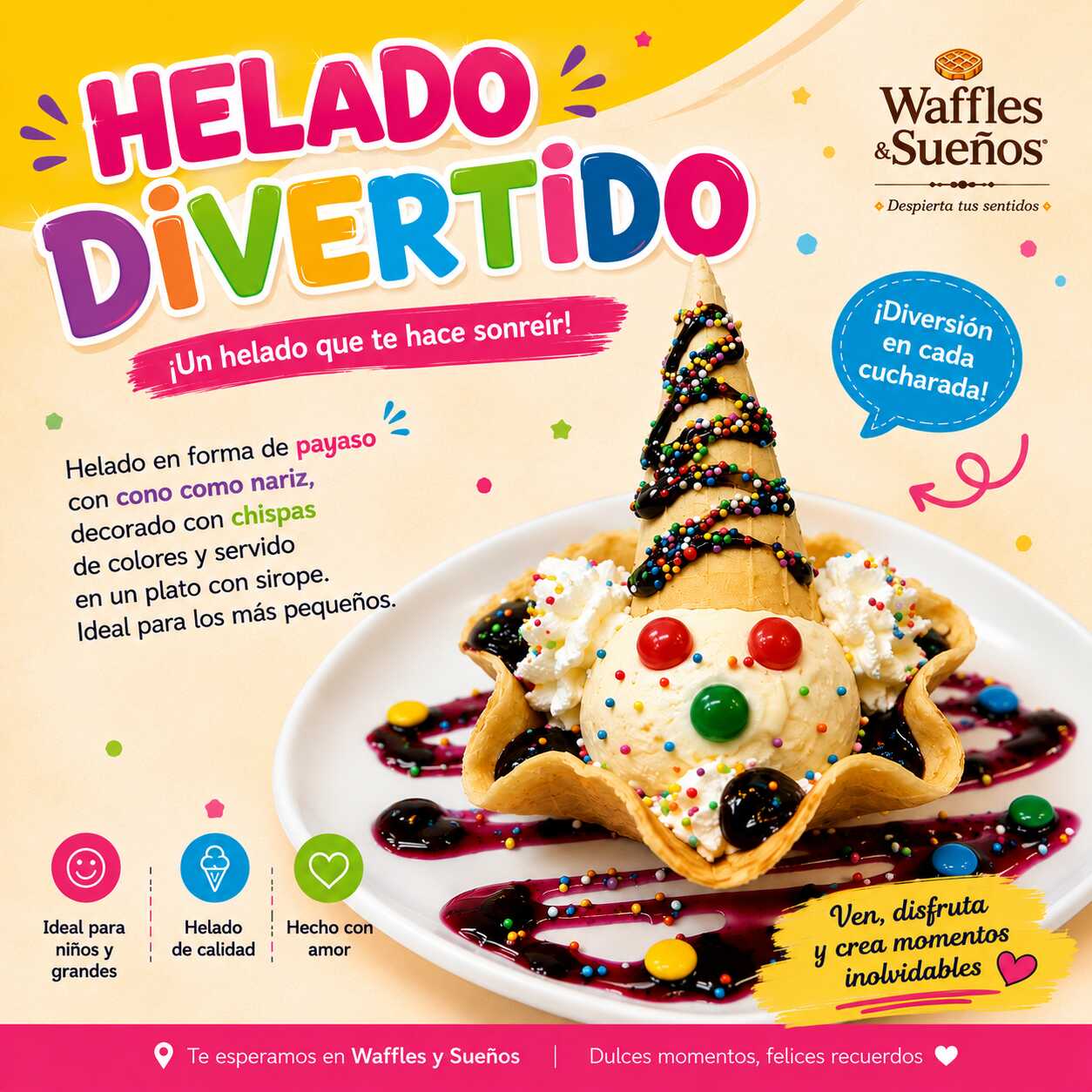 Helado Divertido (payaso)