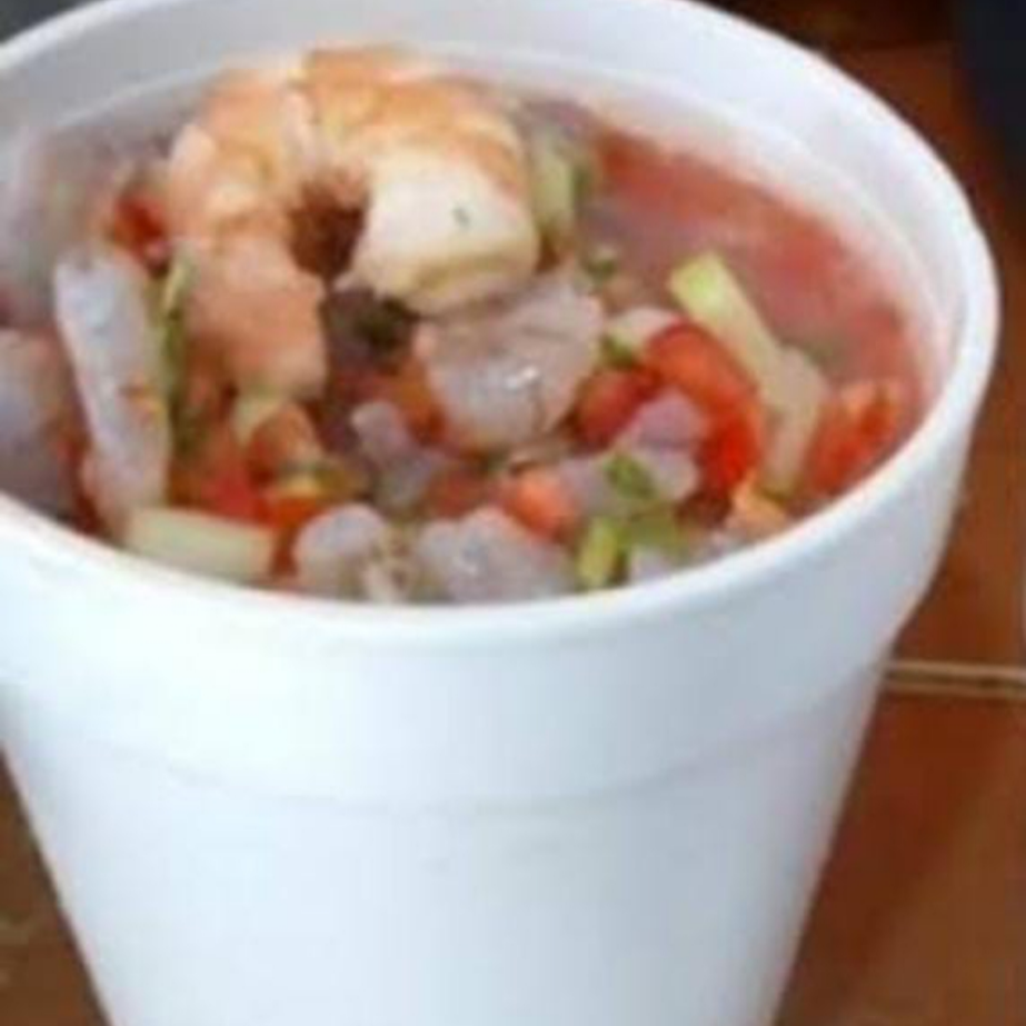 Litro de ceviche de camaron