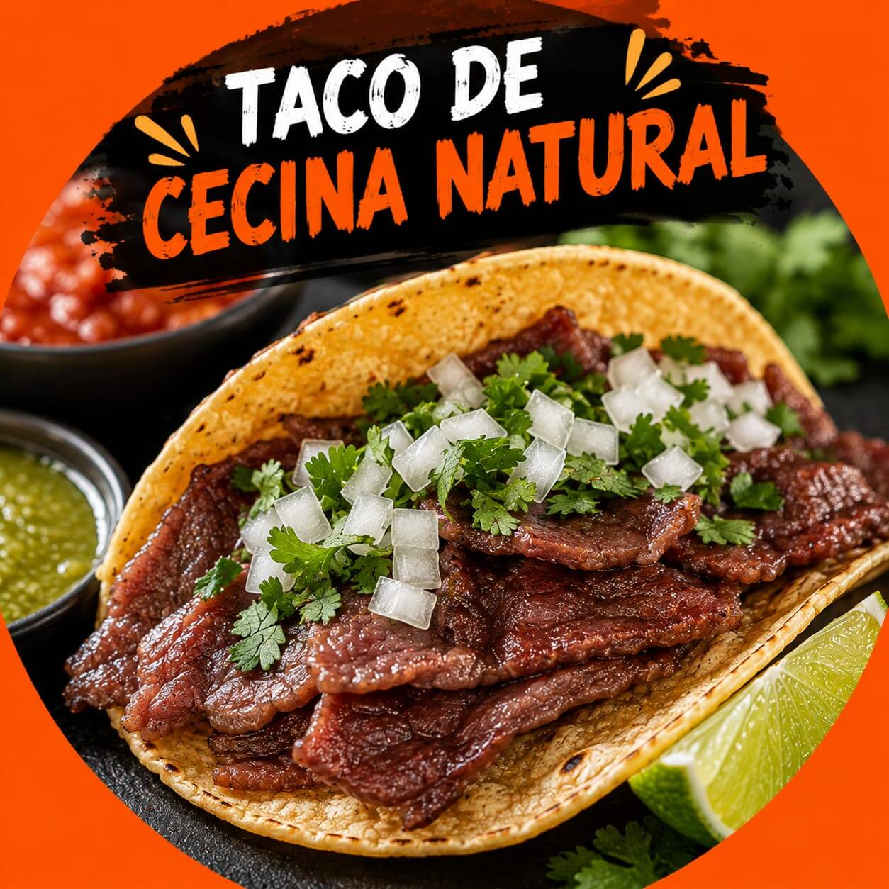 Taco de Cecina Natural