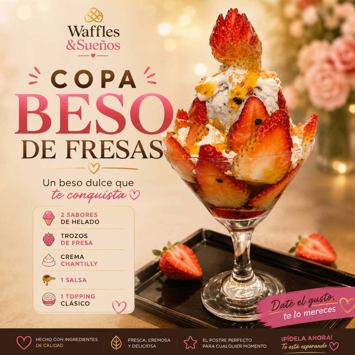 Copa Beso de Fresas