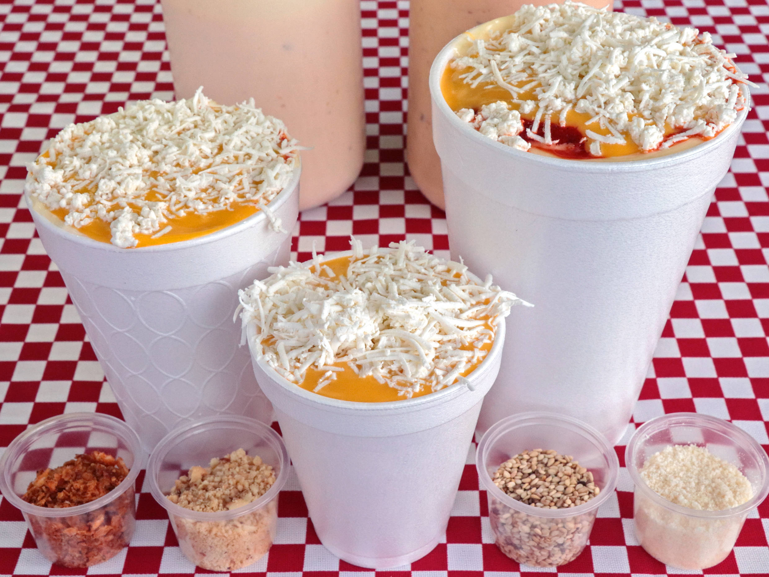 Elote en Vaso con Queso Chico
