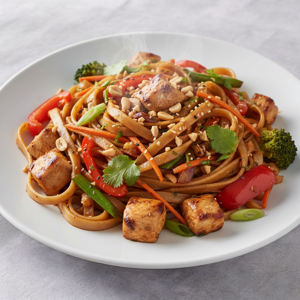 Pasta con pollo