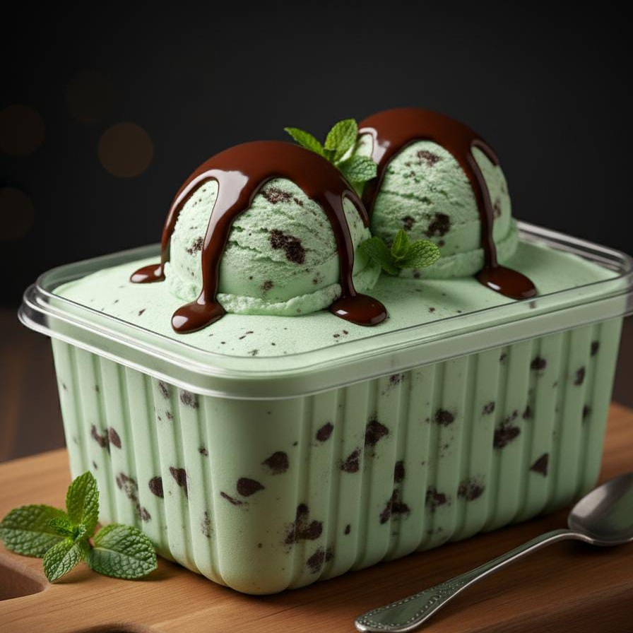 PROMOÇÃO!!! Refrescante e cremoso, une o sabor suave da menta com cobertura de chocolate, criando uma combinação deliciosa e equilibrada! (Imagem meramente ilustrativa)