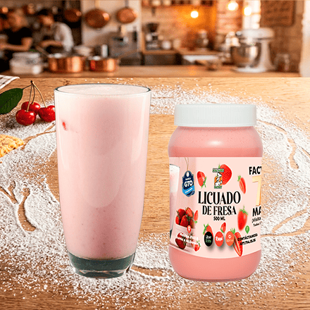 Licuado de Fresa 500 ml