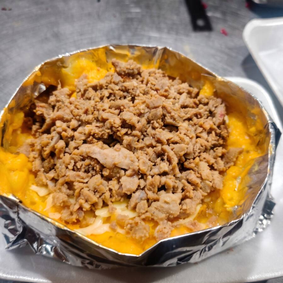 Papa Asada con Bistec