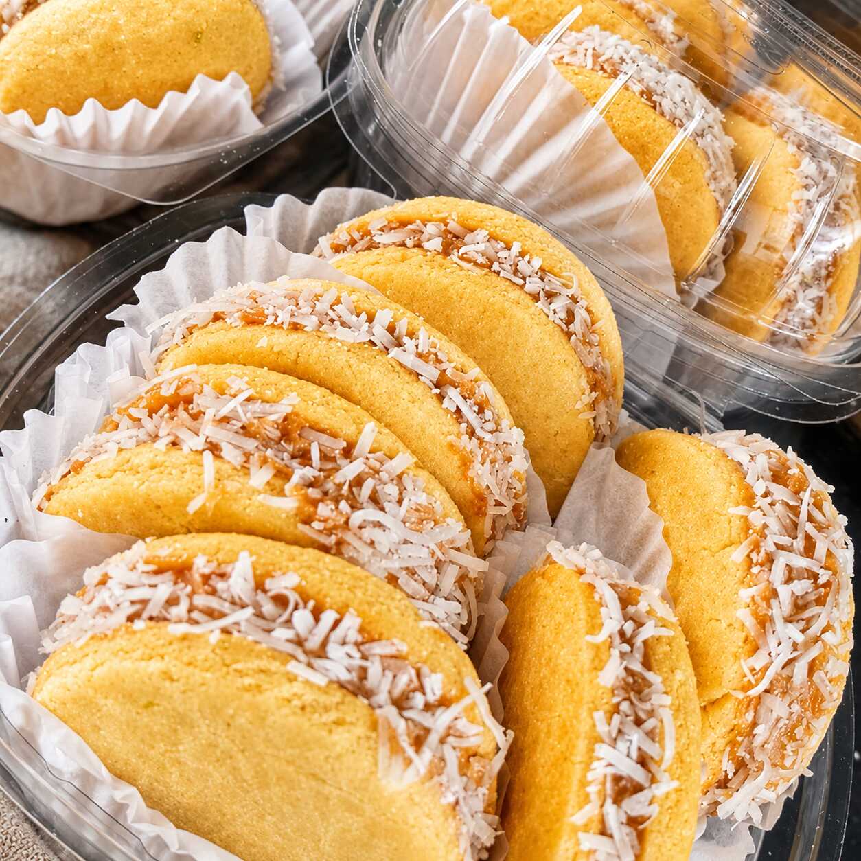 Alfajores con Arequipe X3