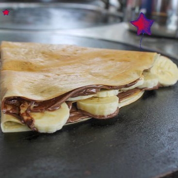 CREPPA NUTELLA CON PLATANO