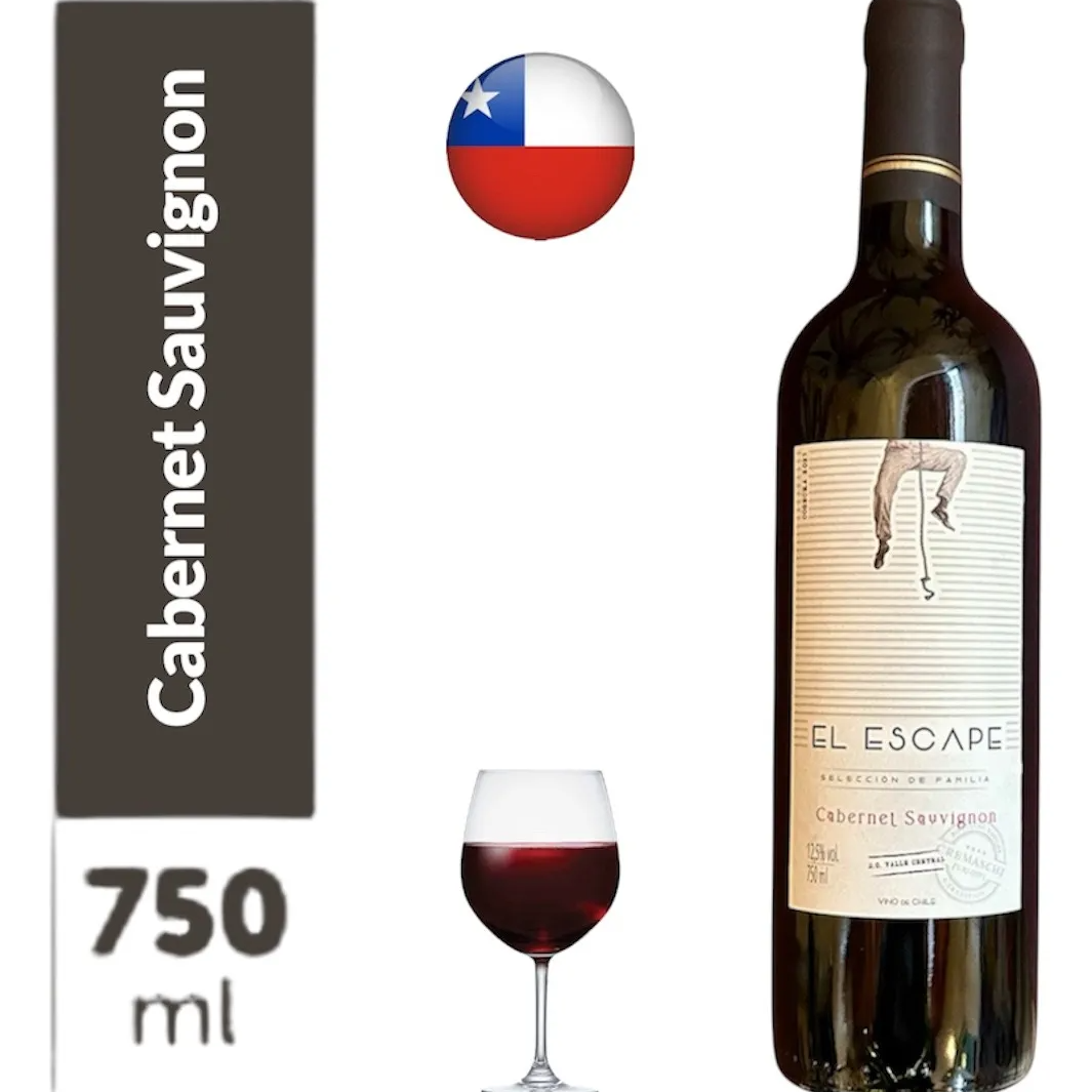 Uva: Cabernet Sauvignon Produtor: Cremaschi Barriga/Furlotti. Região: Vale Central, Chile.