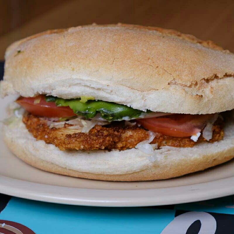 Torta de milanesa de pollo