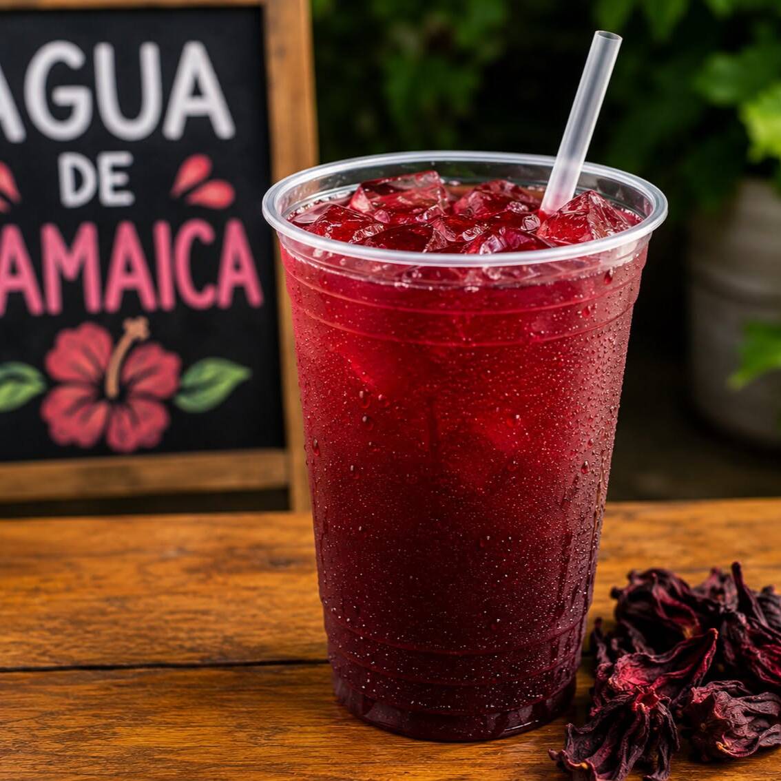 AGUA DE JAMAICA DEL DIA