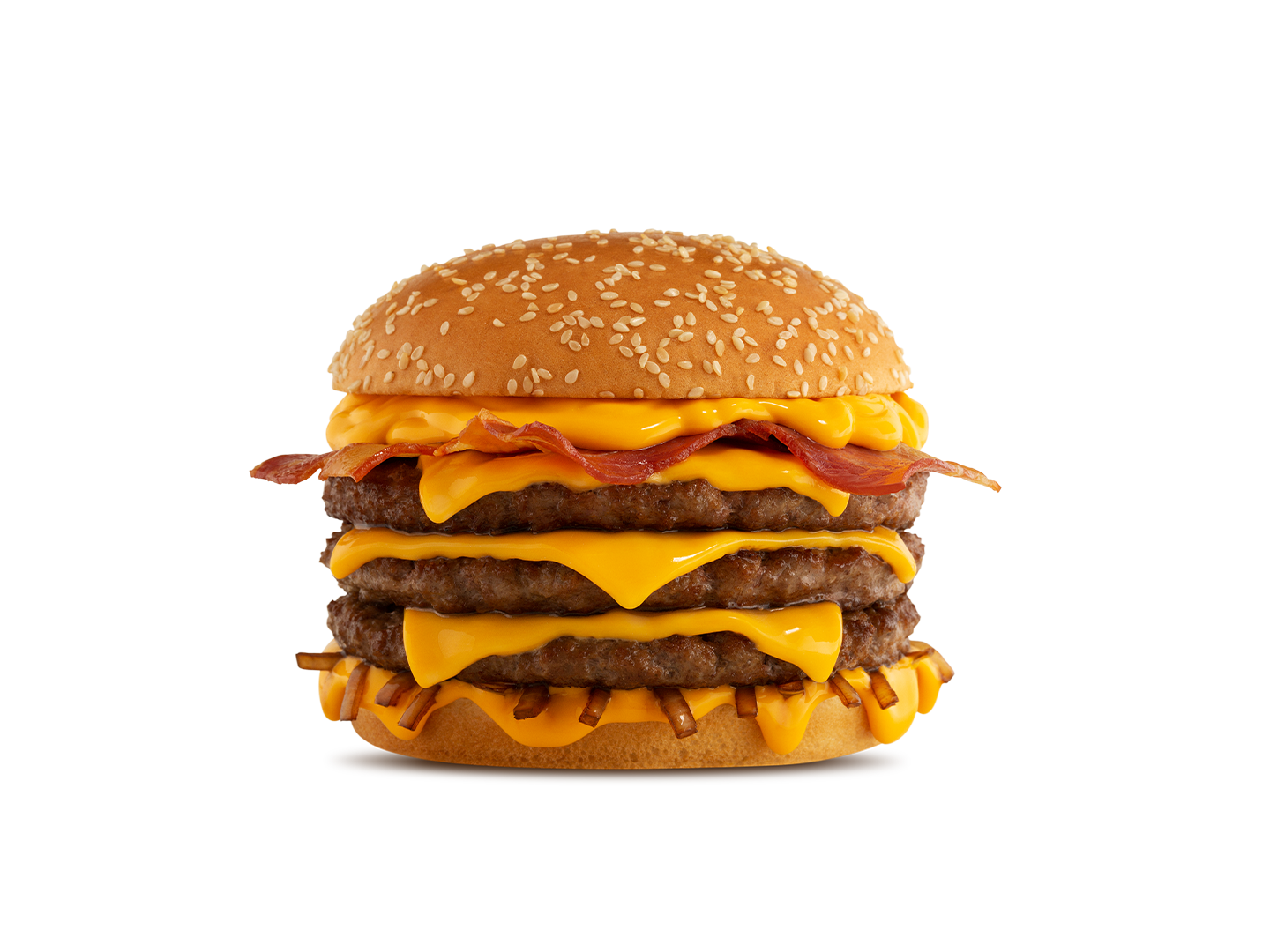 Grand Bacon Cheddar McMelt Triple