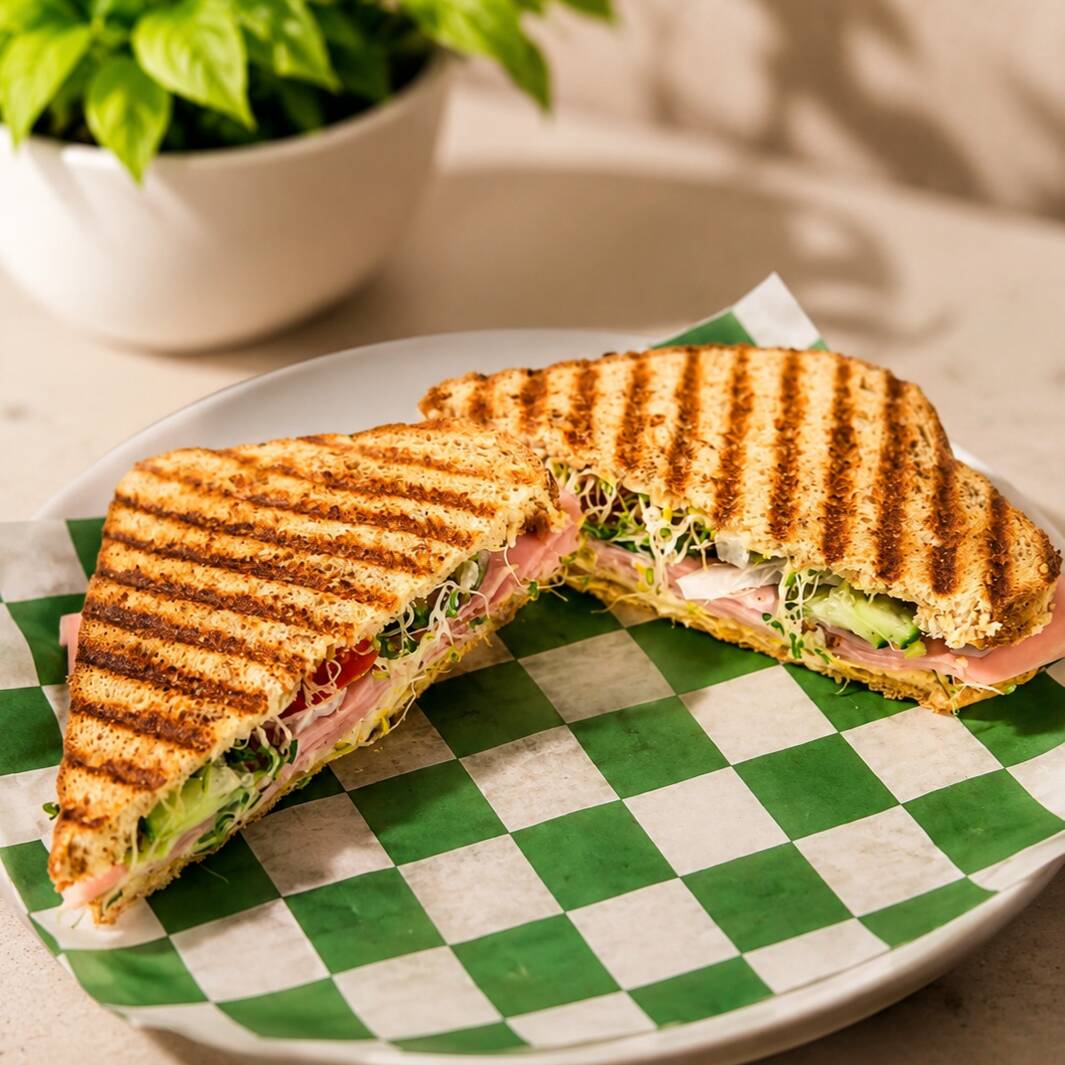 Sándwich con Jamón de Pavo