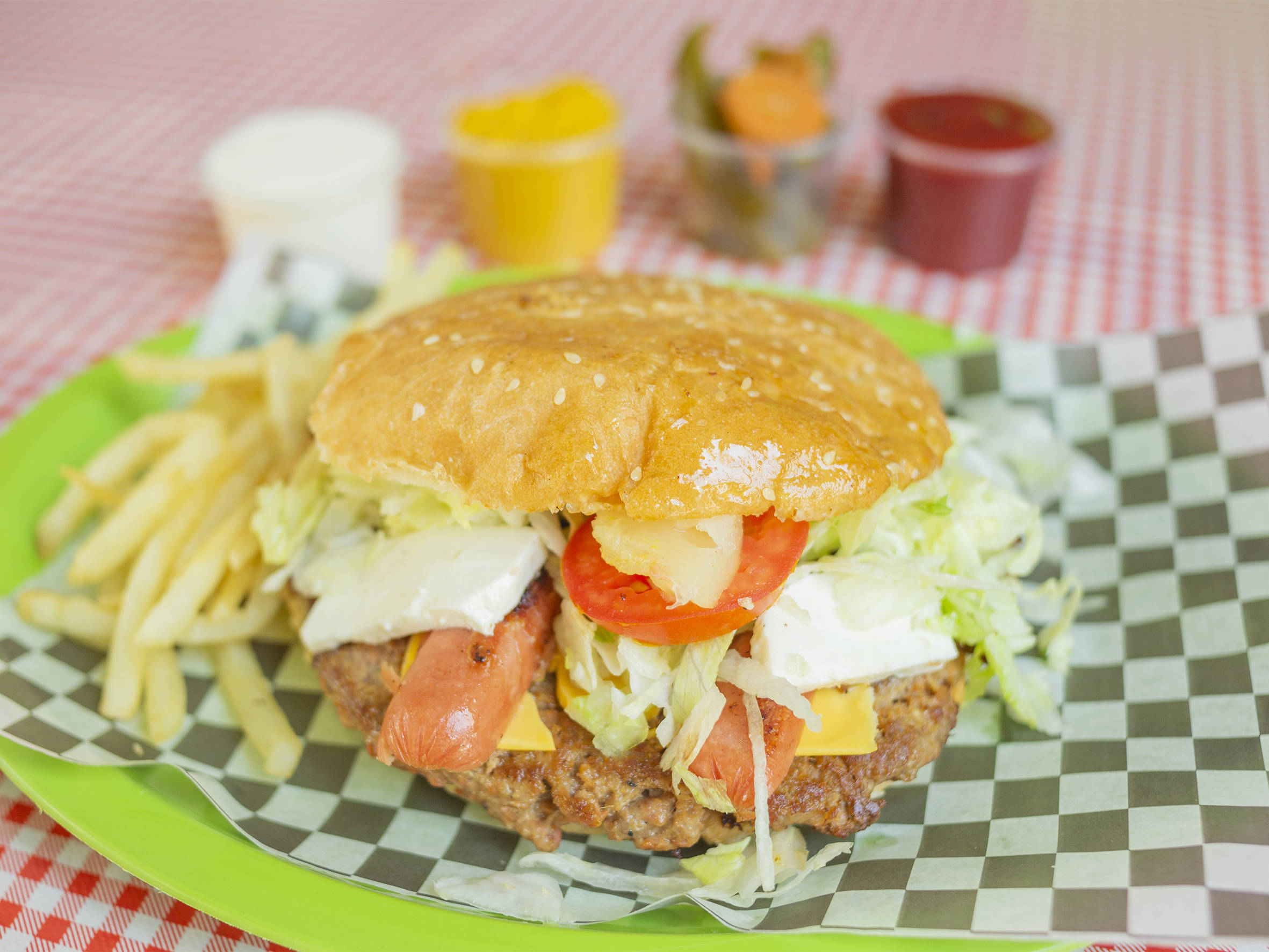 Combo-#6 1 Hamburguesa Gigante