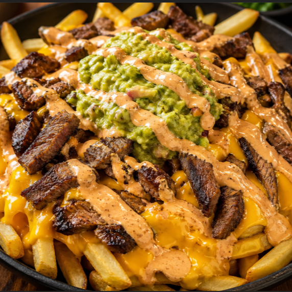 Papas a la Francesa Especiales con Arrachera