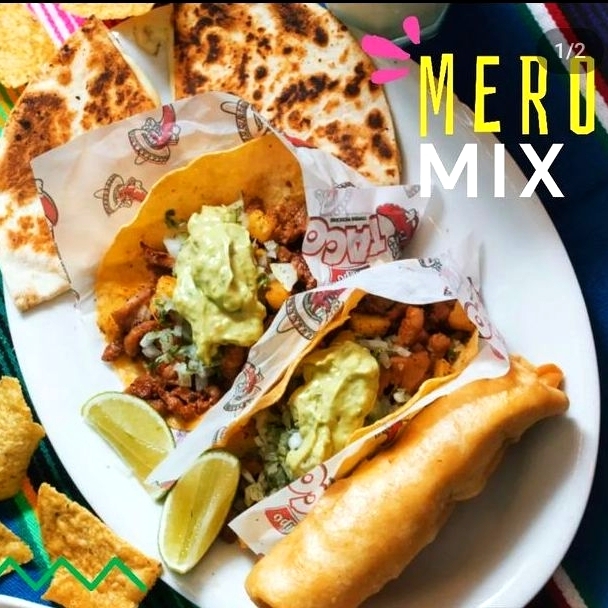 Combo Mero Mix 2 Tacos +1 Flauta+1 Mini Quesadilla