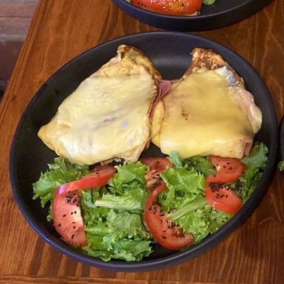 Crepas Saladas, Jamón con Queso Gouda