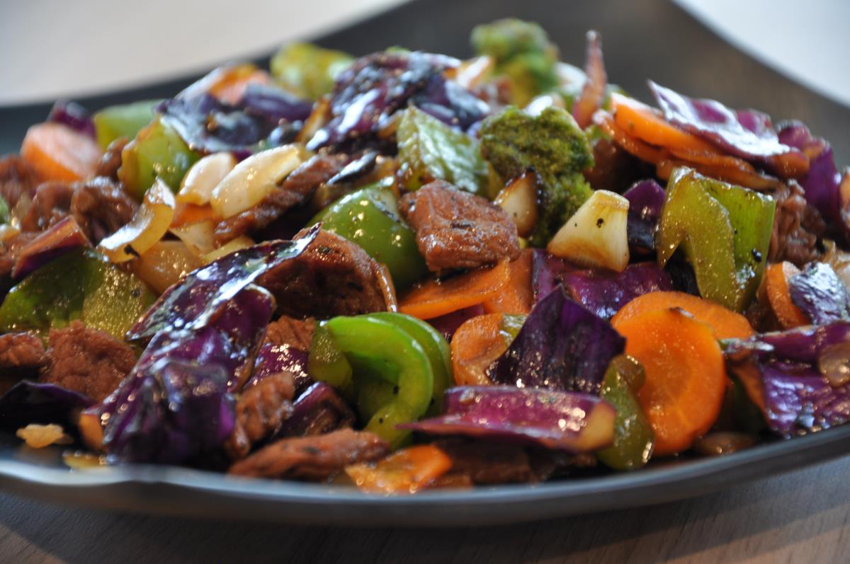 Wok Teriyaki de Sirloin