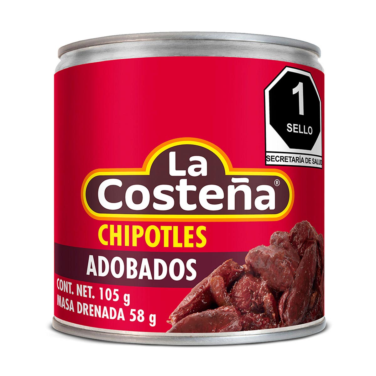 Chiles Chipotles Adobados La Costeña 105g