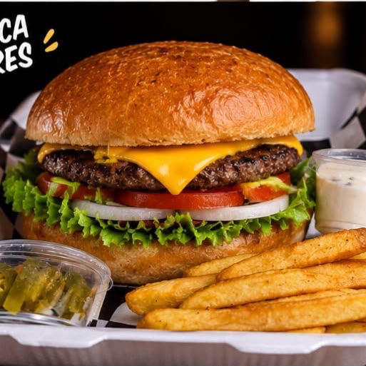 Hamburguesa Clásica de Carne