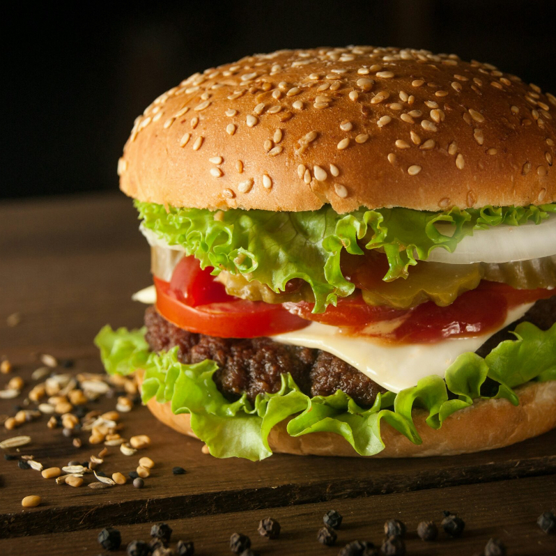 BLUE BURGER + PAPAS + REFRESCO