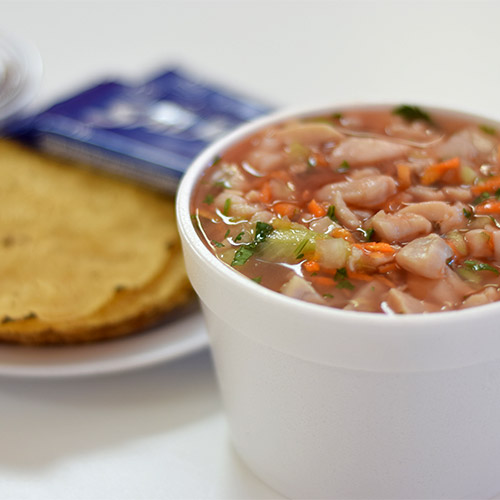 Medio de Ceviche de Pescado