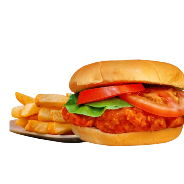Spicy Chicken Sandwich + Potato Fries