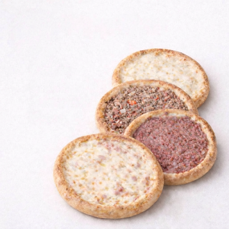 5 Esfihas Carnes, 5 Esfihas Queijo Mussarela, 5 Esfihas Bauru, 5 Esfihas Calabresa