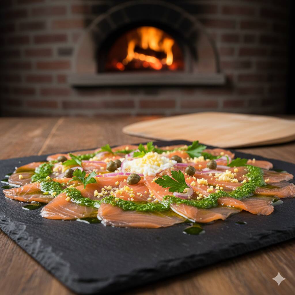 Carpaccio Di Salmone Afumicato