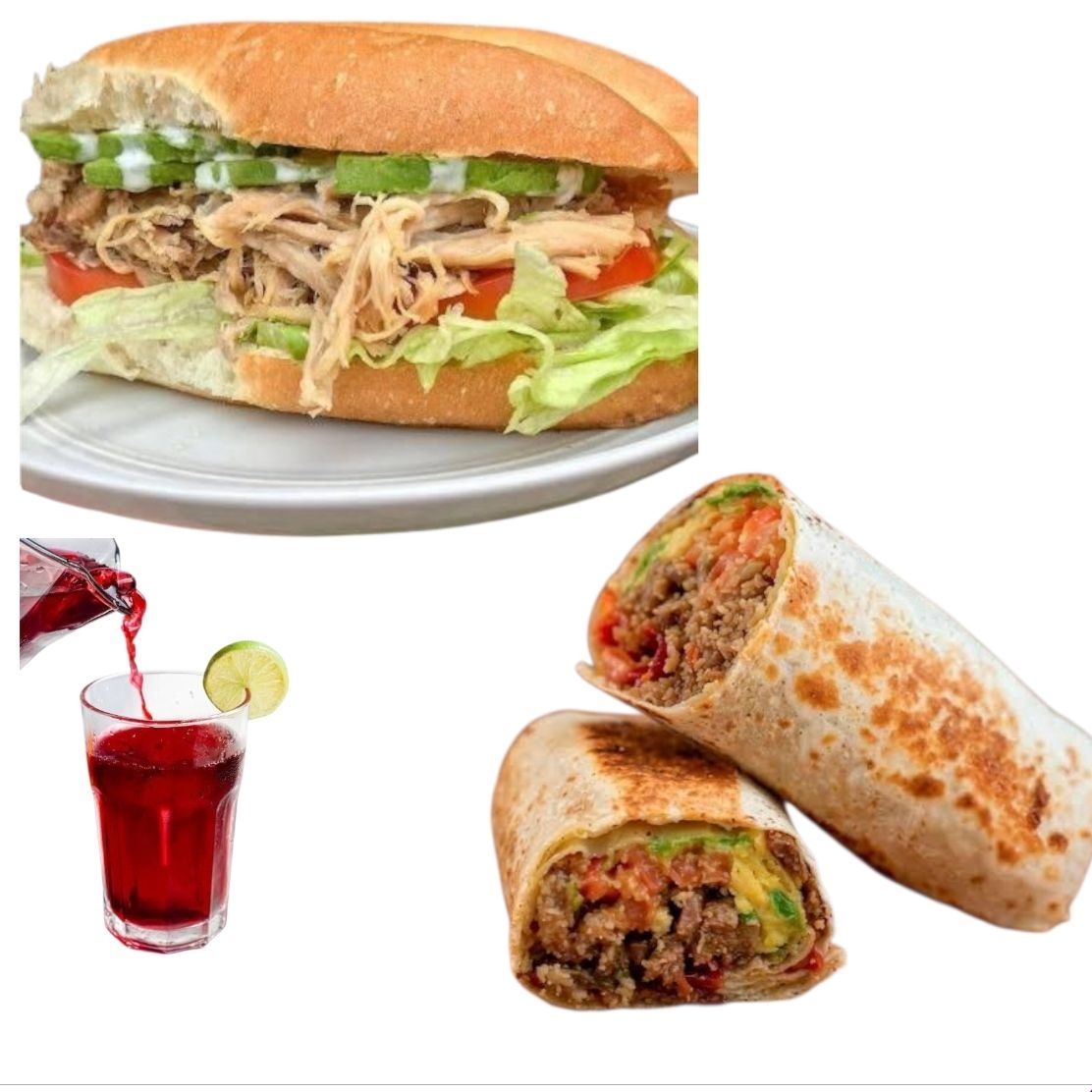 Torta + Burrito + Jamaica