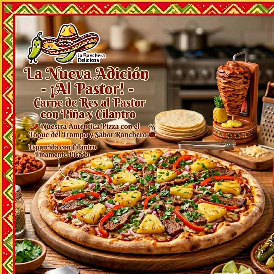 Pizza El Trono Al Pastor 👑