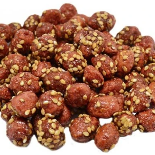 Cacahuate Garapiñado con Ajonjolí