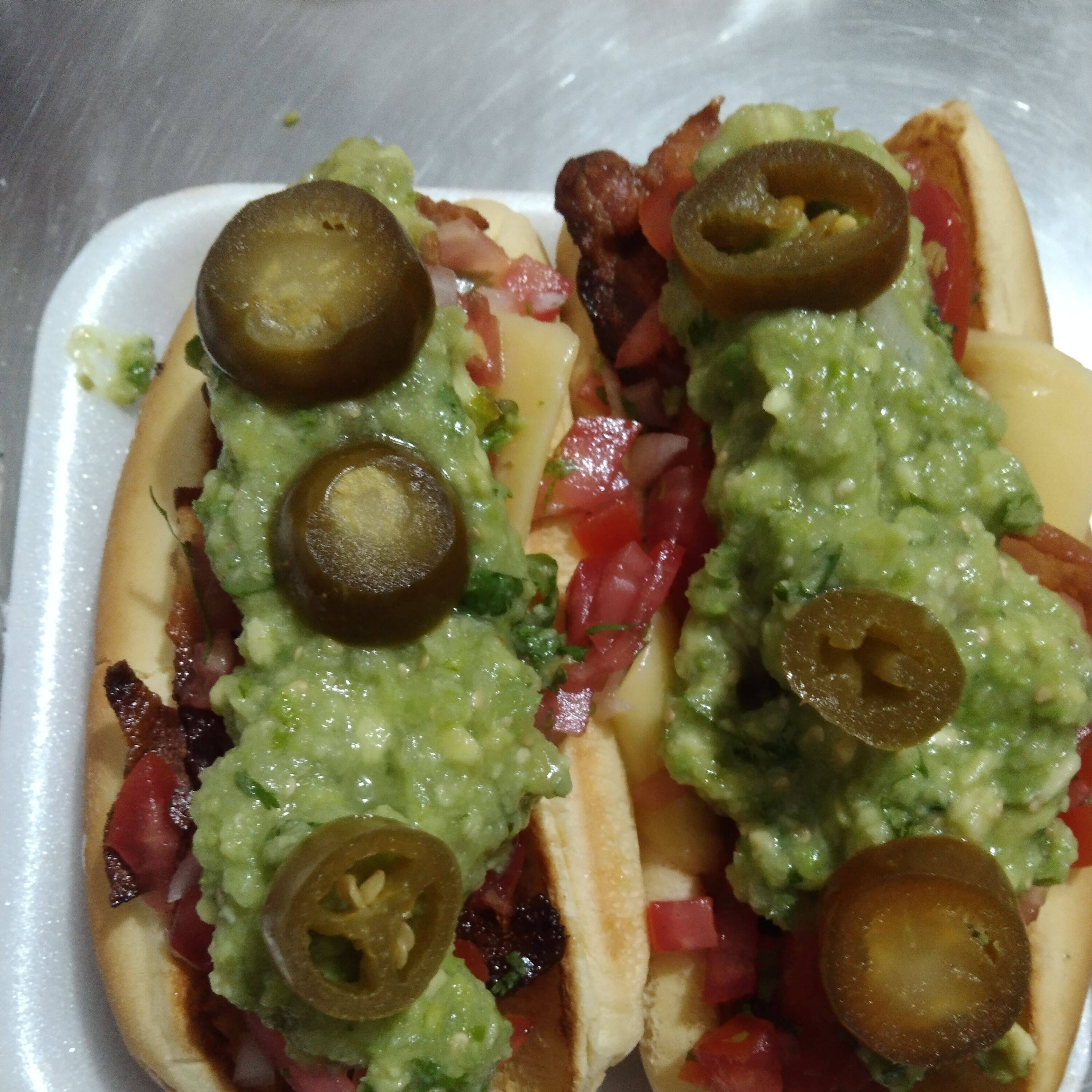 Hot-dog con Guacamole