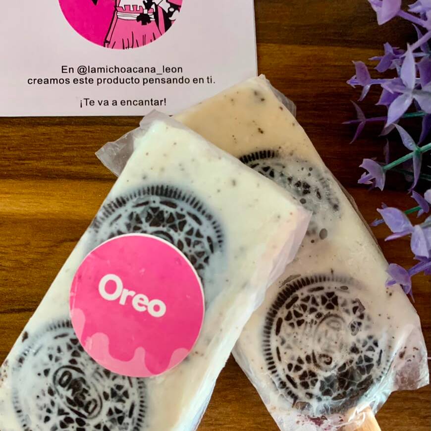 Paleta de Oreo.