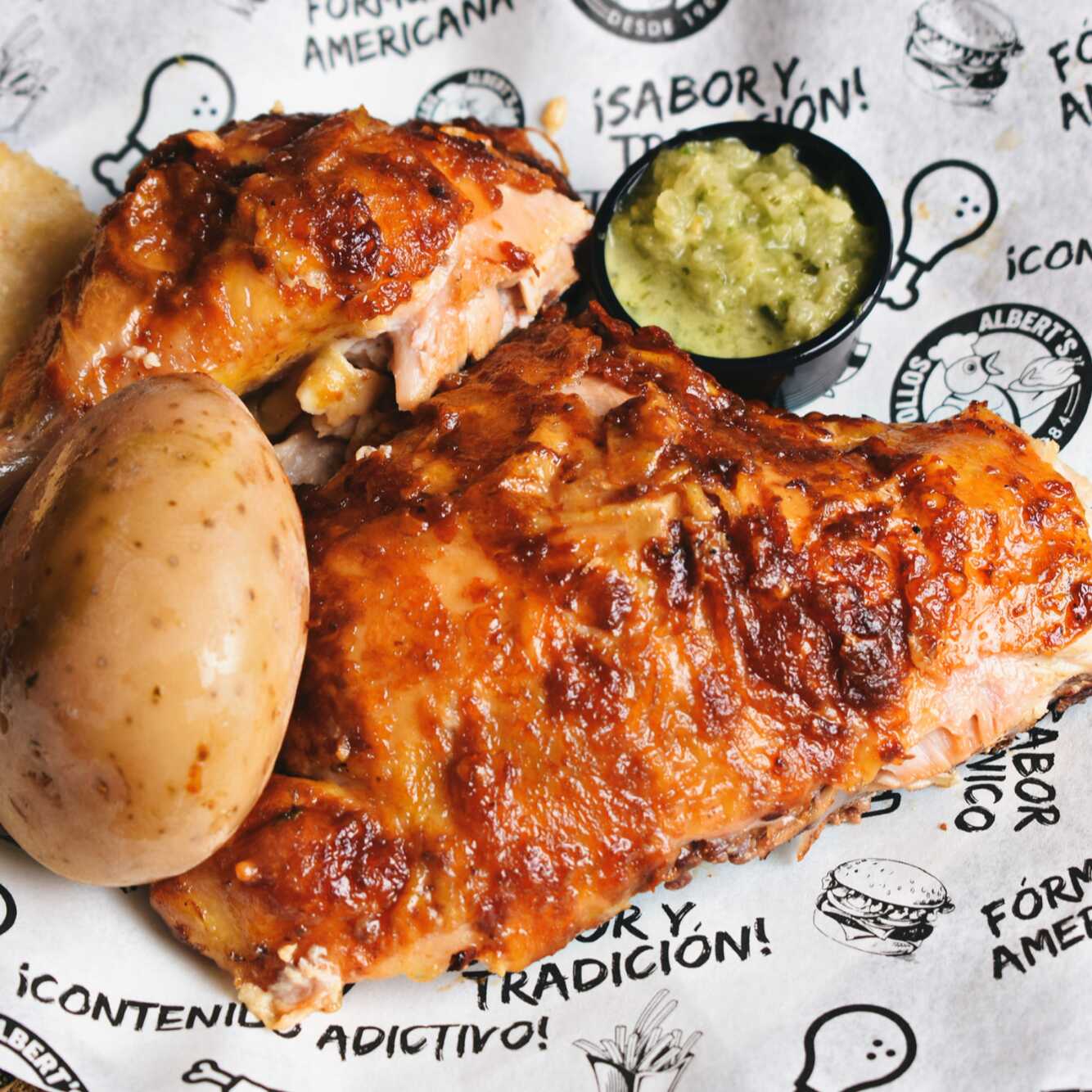 1/4 Pollo Asado