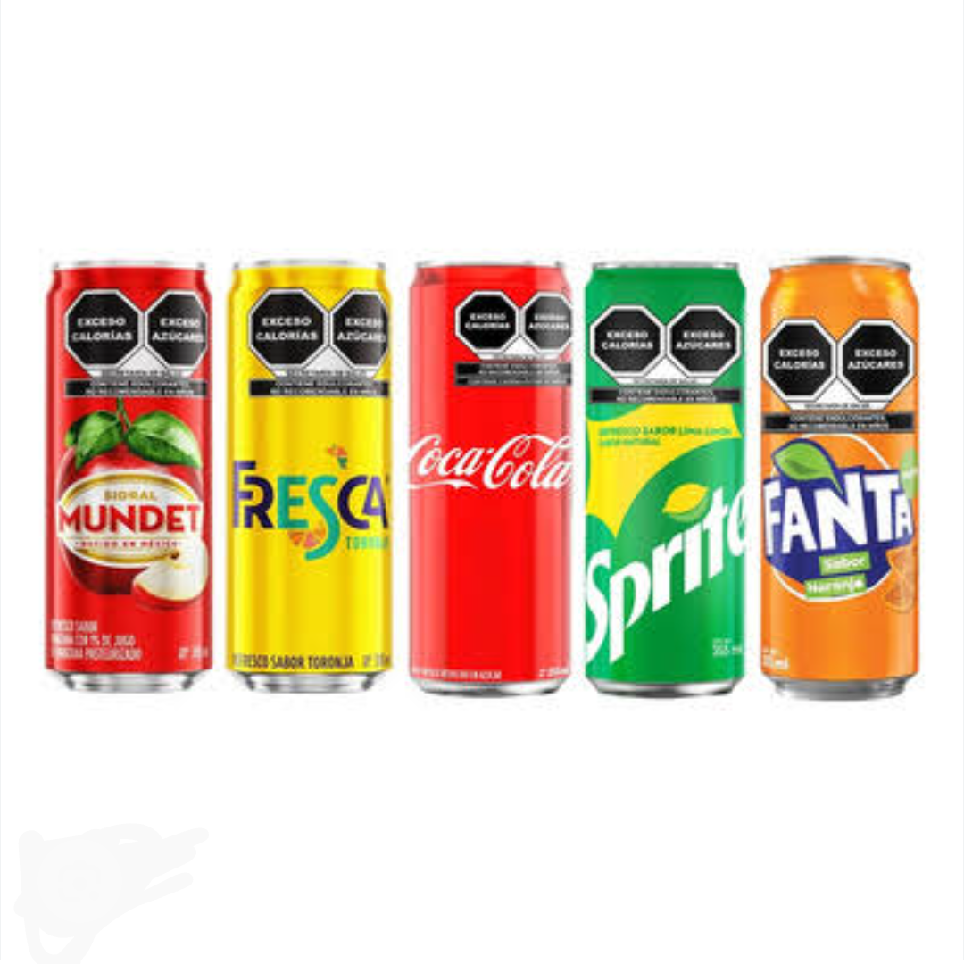 Refresco de lata de 355 ML