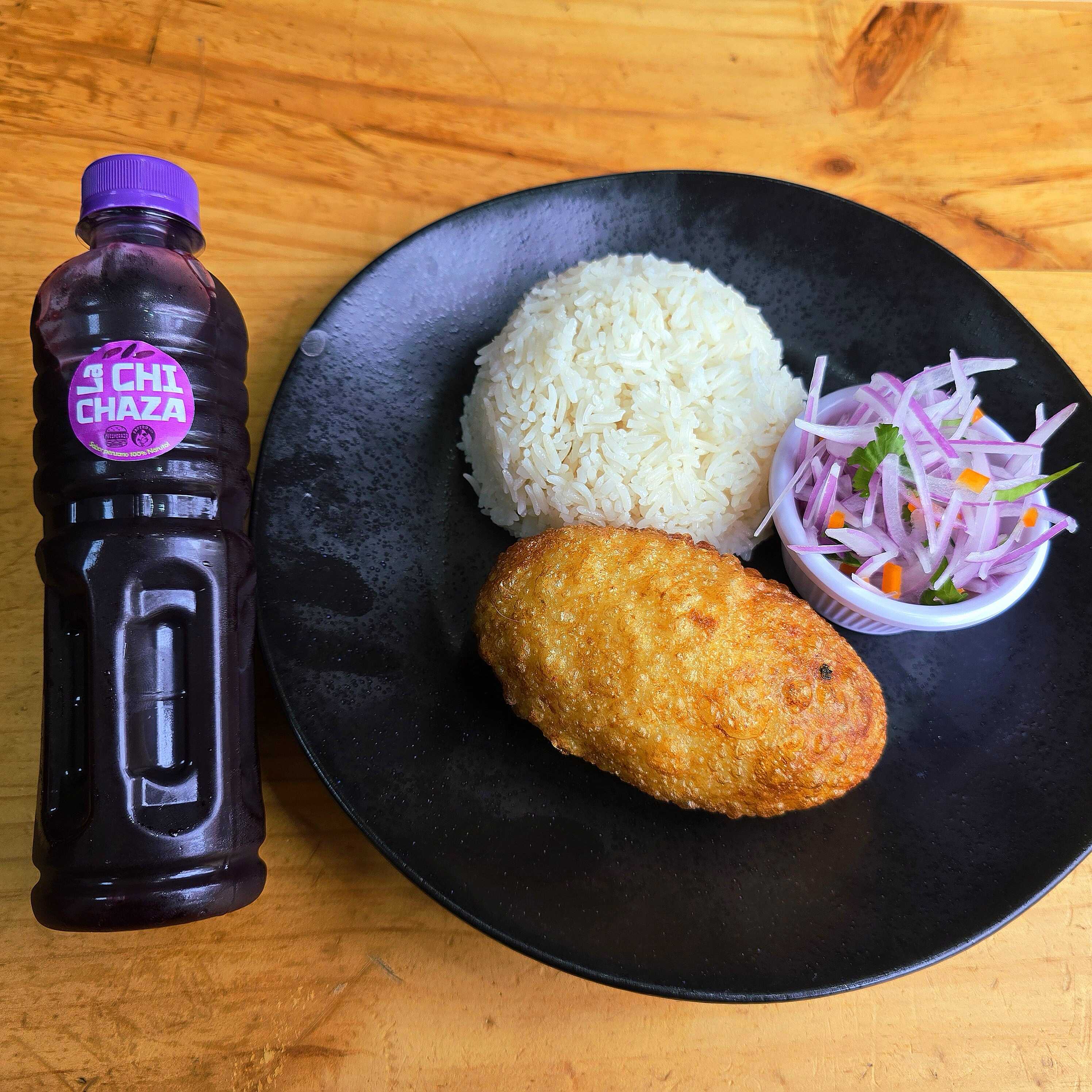 Combo 2: Papa Rellena Arrocera