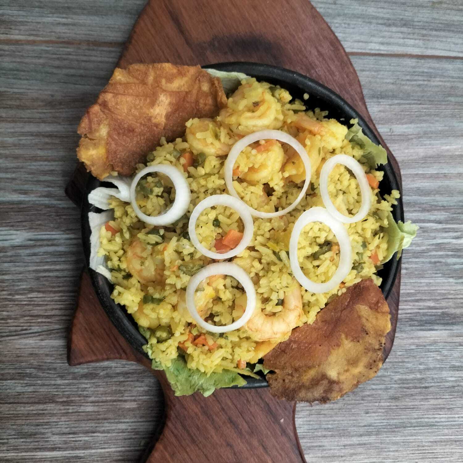 Arroz con Camarones