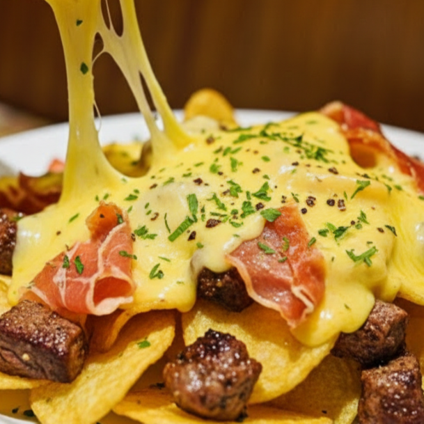 Papas Supremas Arrachera