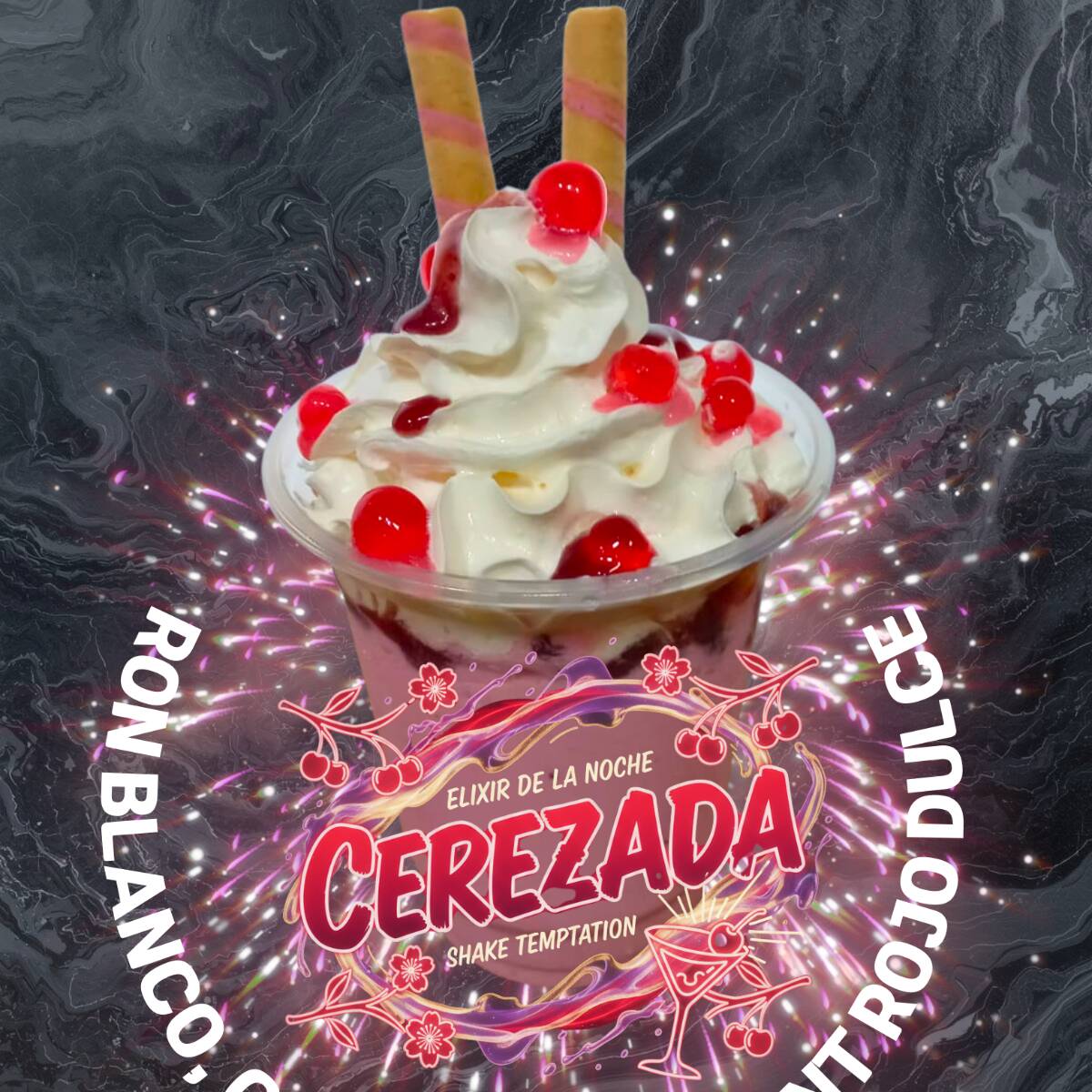 MALTEADA CEREZADA CON LICOR 12 OZ