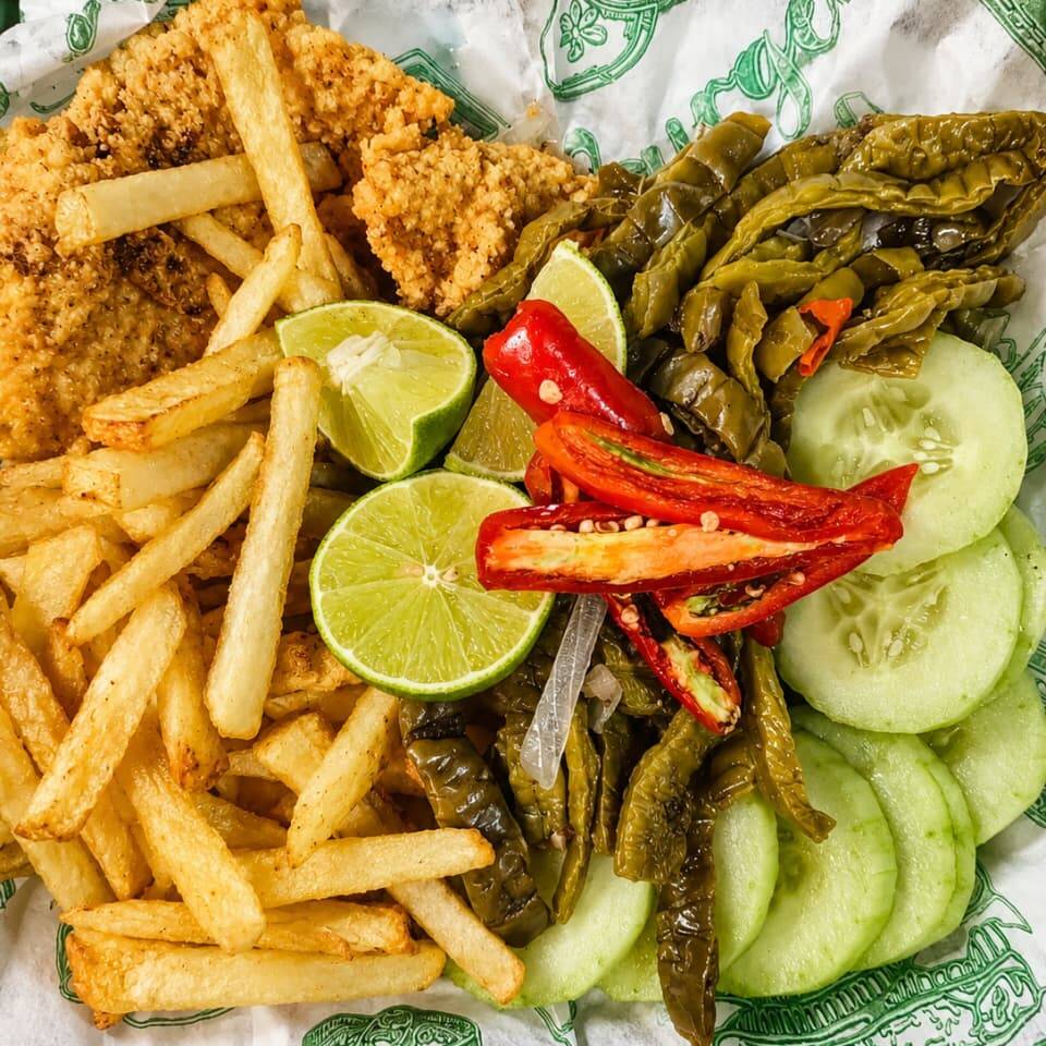 Taco de milanesa de pollo