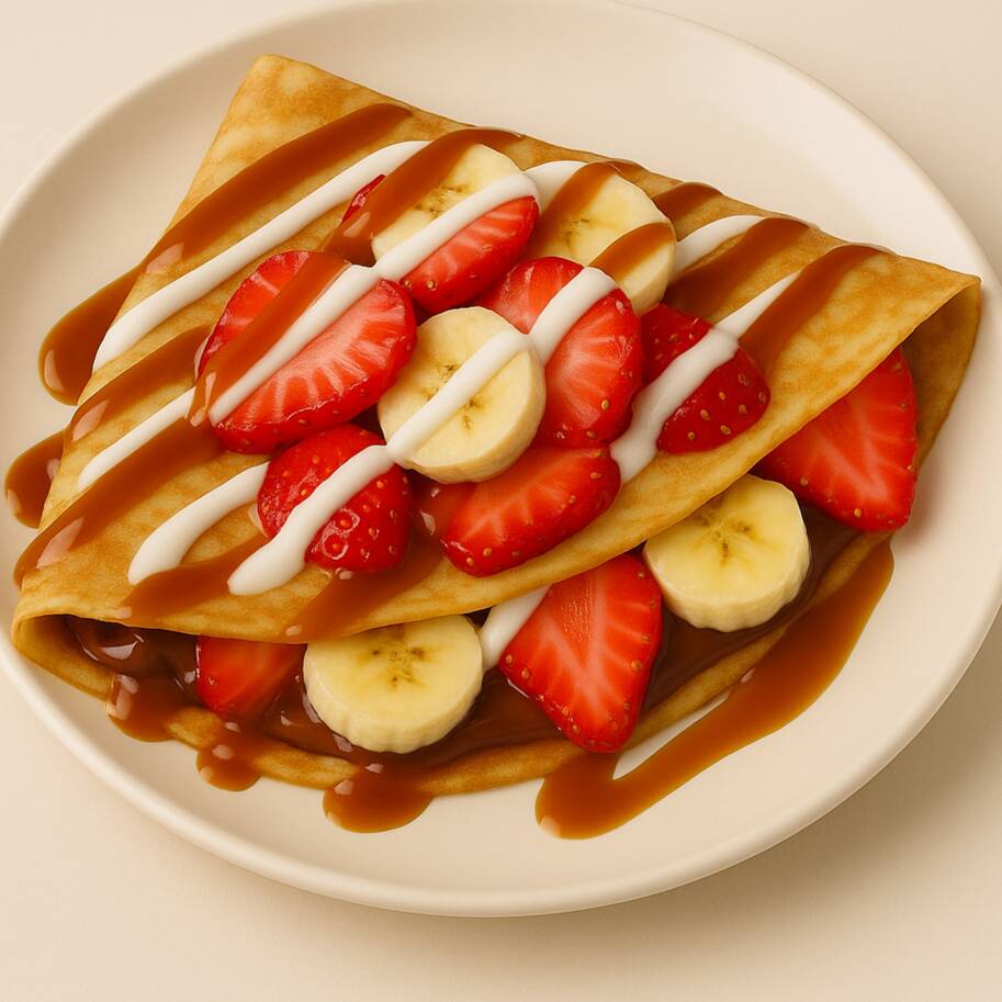 CREPA NUTELLA Y PLATANO