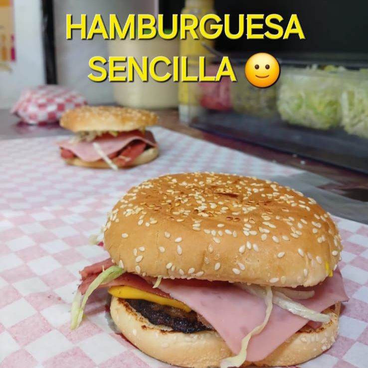 HAMBURGUESA SENCILLA